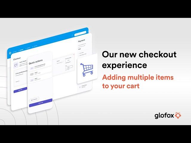 Glofox New Feature: Multiple Items In Cart 