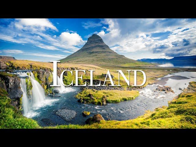 Iceland 4K - Scenic Relaxation with Beautiful Relaxing Music for Stress Relief, Peaceful Piano Music