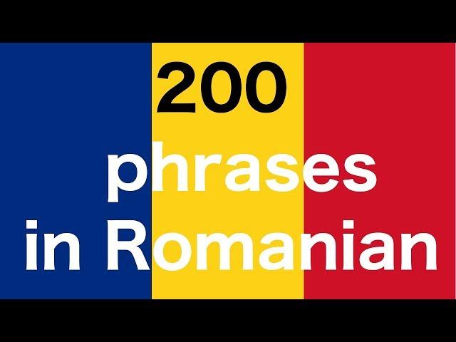 Learn Romanian : 200 phrases in Romanian for Beginners