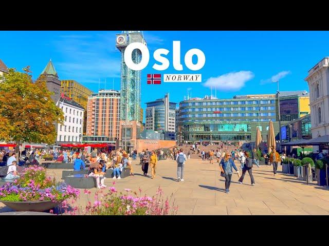 Oslo, Norway  - Summer 2024 Walk - 4K/60fps HDR - Walking Tour