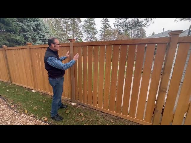 Semi Private Cedar Fence by Midwest Fence & Mfg. Co.