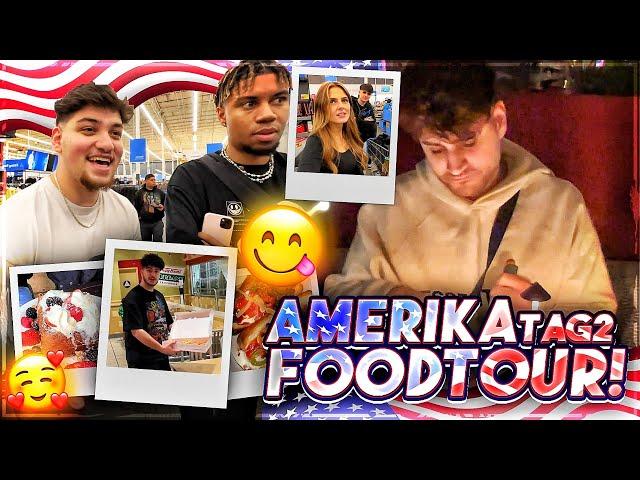 WIR TESTEN DAS ESSEN IN AMERIKA Mit Melina, Sidney, Eldos, Rohat & MustiAmerikavlog Tag 2