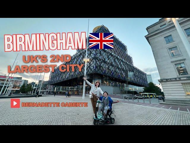 EXPLORE BIRMINGHAM CITY / THE 2ND LARGEST CITY NEXT TO LONDON / DISABILITY TRAVEL VLOG