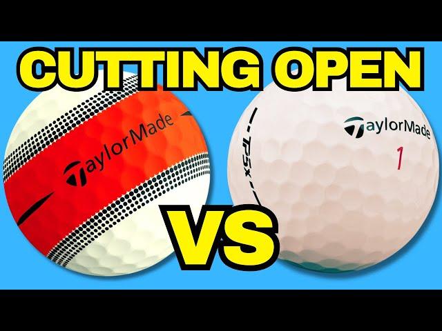 Tour Response Cut Open VS TaylorMade TP5x Golf Ball! (What’s Inside?)