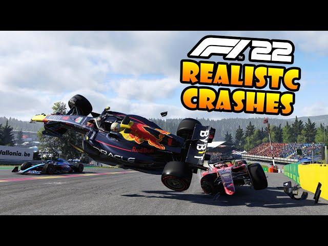 F1 REALISTIC CRASHES