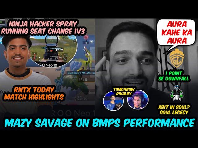 RNTX Today Match HighlightsMazy Savage SOUL GODL BMPS Jonathan vs Saumraj | Team Xspark NinjaJOD