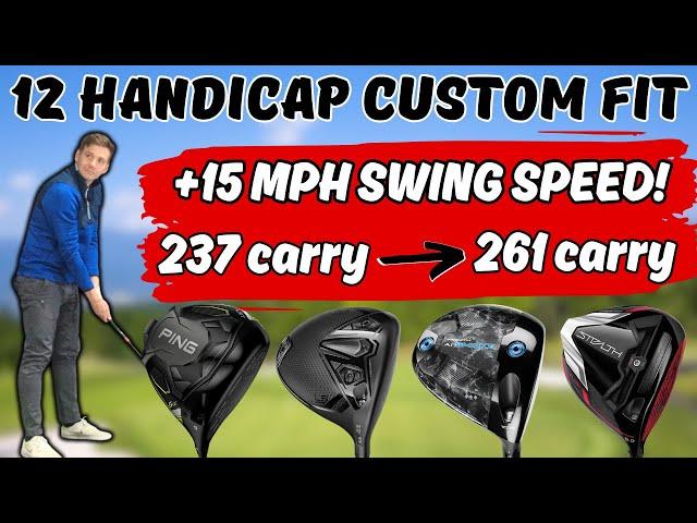 +15MPH SWING SPEED INCREASE!....12 HANDICAP DRIVER FITTING...