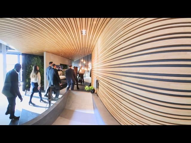 A short 360° impression video of ceramics at the GROHE booth at the ISH 2017