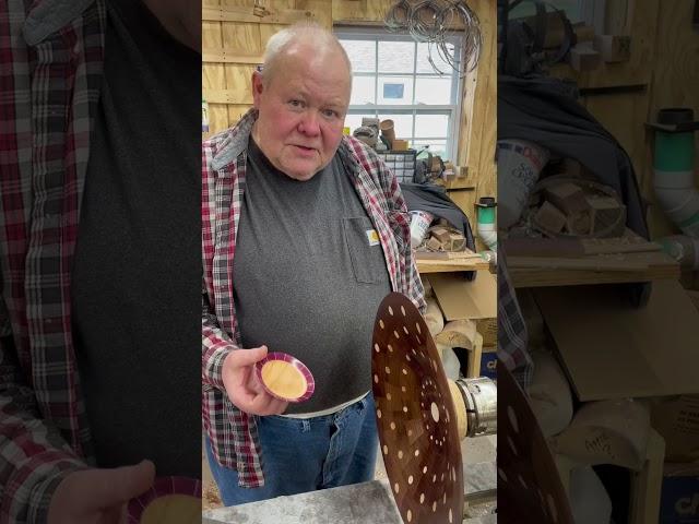 Grandma is going to smack grandpa for this one! #woodworking #woodturning #woodturningprojects