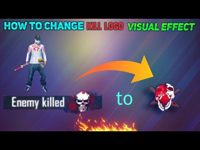 how to change kill logo visual effect free fire tamil | #shorts