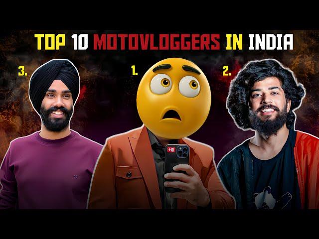 Top 10 Motovlogger's in india 2024 || भारत के 10 पसंदिता Motovlogger #bikes #motovlogger #motovlog