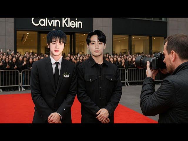 BTS’s Jin Joins Jungkook at Calvin Klein’s U.S. Fashion Event — Fans Go Wild Over Reunion!