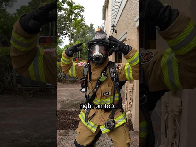 Real things I’ve seen as a Firefighter. This was probably not a smart idea. #firefighter #helmet