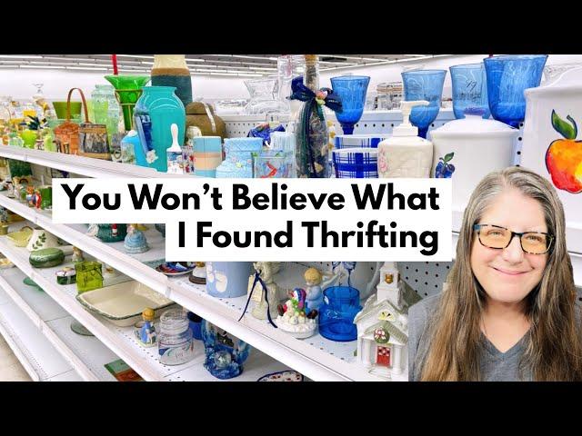 You Won't Believe What I Found Thrifting | Thrift With Me