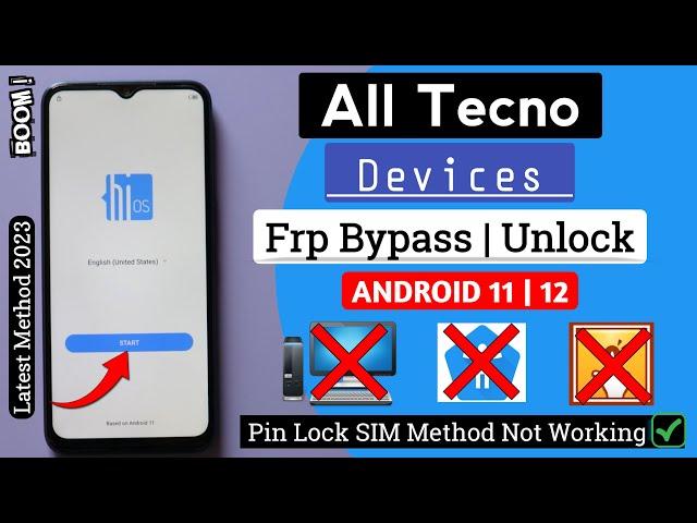 Ultimate Tecno FRP Bypass - Android 11/12 | Without Pc | Unlock All Tecno Devices With Ease || 2023