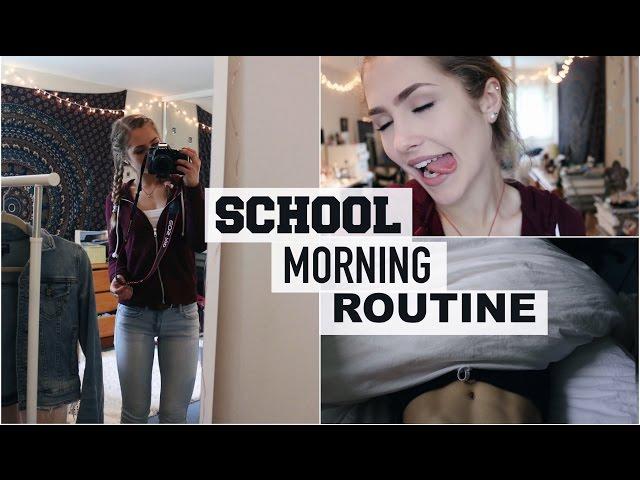 MY SCHOOL MORNING ROUTINE 2016 | Mel Joy