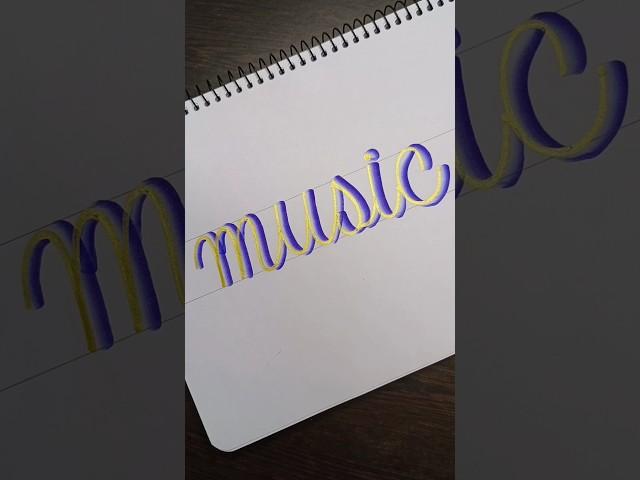 try to shade letters #calligraphy #sorts