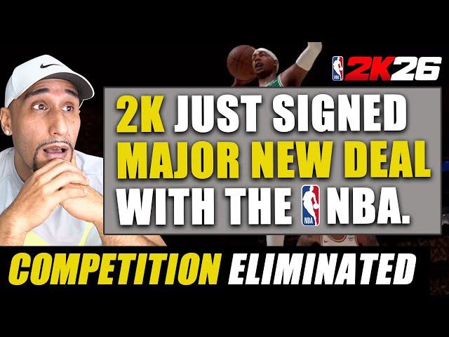 2K JUST SIGNED A MAJOR NEW DEAL WITH THE NBA...FUTURE COMPETITION ELIMINATED | NBA 2K26 NEWS UPDATE
