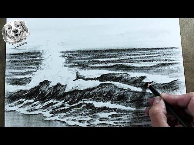 Creating a Realistic Seascape in Pencil: A Step-by-Step Guide