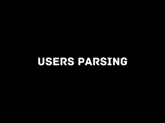 Users Parsing - OneDash