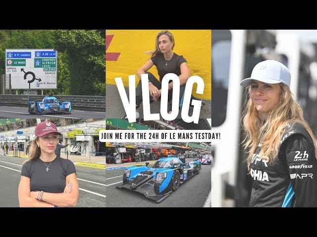Inside Le Mans: My Official Test Day in the LMP2 Car | 24H Reserve Driver Prep  | SOPHIA