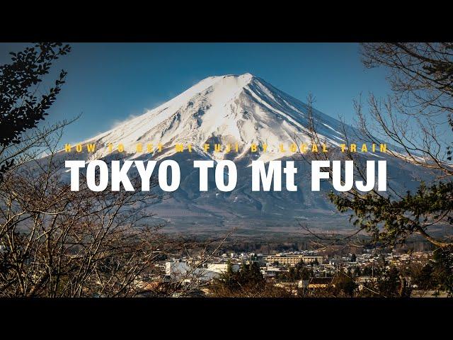 Tokyo to Mt Fuji | How to get from Shinjuku to Kawaguchiko Station by Local Train