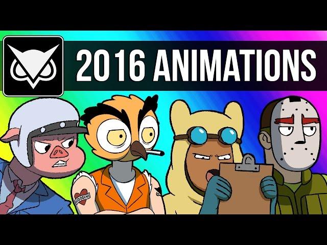 VanossGaming Animated 2016 Compilation (Moments from Gmod, GTA 5, Cod Zombies, & More!)