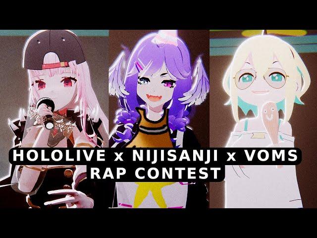 Rap Contest - Hololive X Nijisanji X VOMS | Kanauru Original