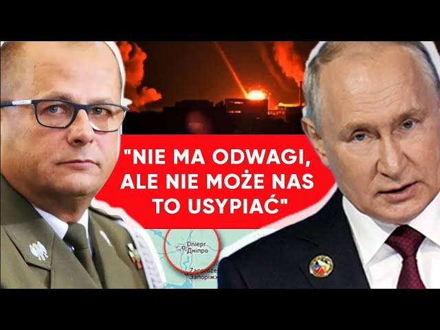 Putin testuje granice. Rakieta balistyczna uderzyła w Dniepr. Gen. Kraszewski o zagrożeniu jądrowym