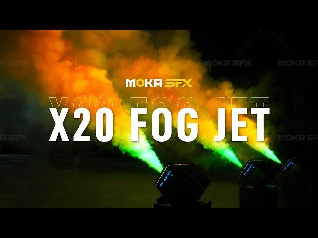 MOKA SFX X20 Fog Jet: CO2-Free Vertical Fog for Stunning Stage & Event Effects!