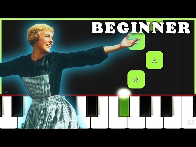 My Favorite Things - The Sound Of Music | BEGINNER PIANO TUTORIAL