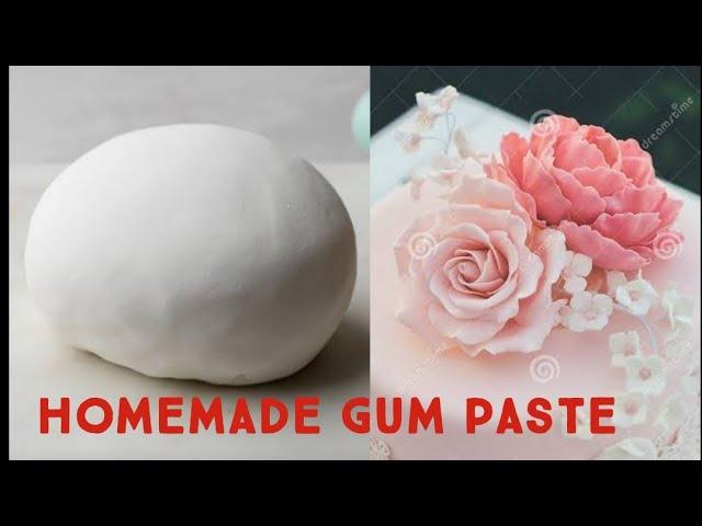 Gum Paste Recipe / Easy Gum Paste Recipe for beginners / Sugar Paste /homemade Gum Paste / #gumpaste