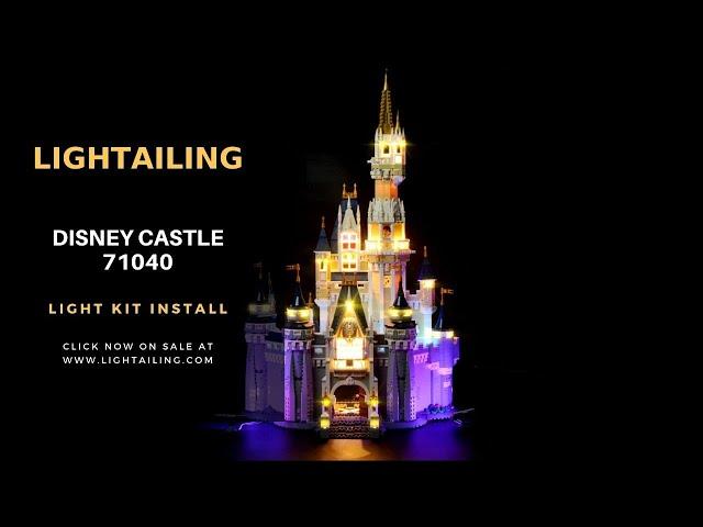 Install Lightailing Light kit In The Lego Disney Castle #71040