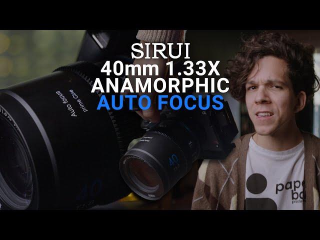 Do You NEED Anamorphic Autofocus? - Sirui Auto focus 40mm T1.8 1.33X Anamorphic Lens