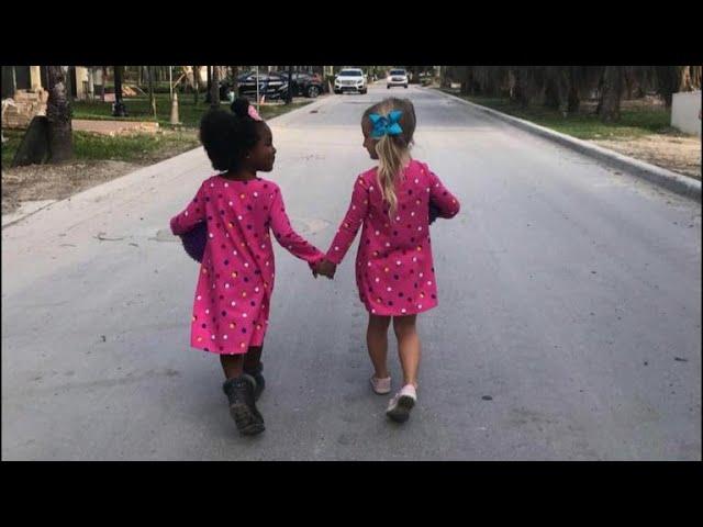 Preschool "twins" take a stand against discrimination