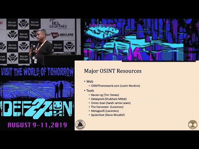 Joe Gray- DECEPTICON OPSEC to Slow the OSINT video - DEF CON 27 Recon Village