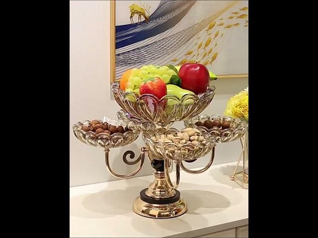 과일바구니 플레이팅 카페쟁반 커피테이블 회전 플레이트