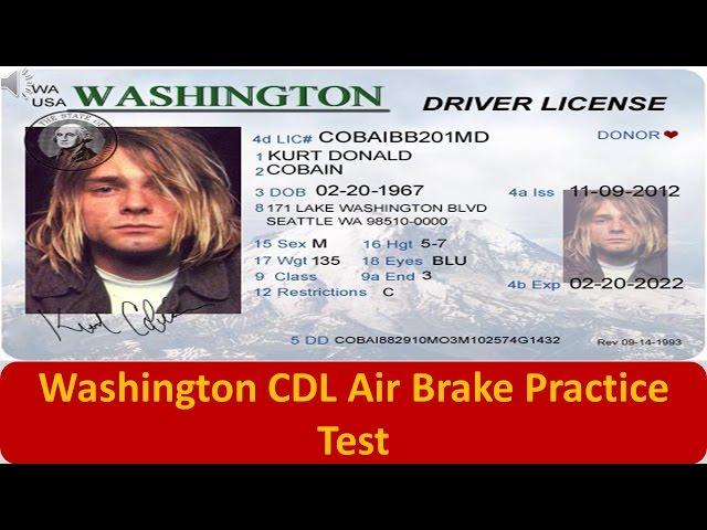 Washington CDL Air Brake Practice Test