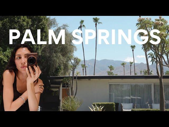 Palm Springs California Travel Vlog 2024 ️ | Things to do, food, museums | 4K