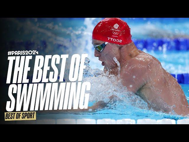 ‍️ Seconds that made swimming history at the Olympics #Paris2024 | Best of Sport