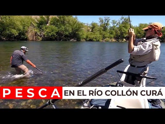 Esto nos pasó el primer día de pesca en Collón Curá...