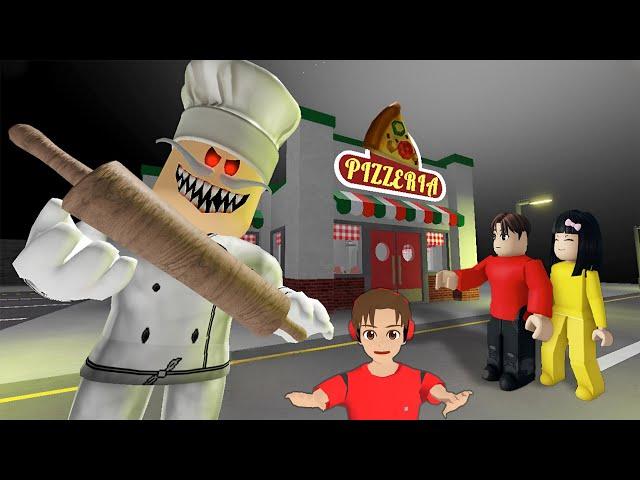 Yuta Dan Mio Masuk Ke Toko Pizza Aneh  || ROBLOX