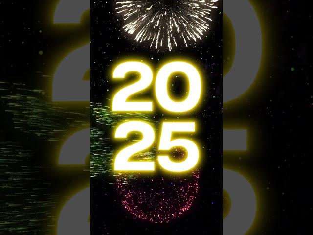 New Year 10 Second Countdown to 2025 + Auld Lang Syne + Fireworks #happynewyear #happynewyear2025
