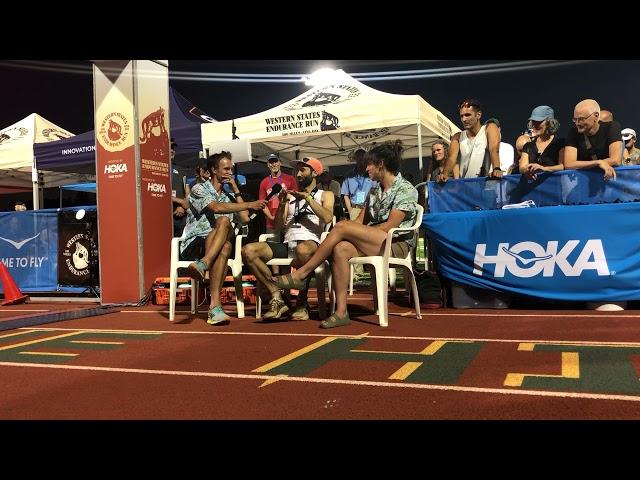 Tyler Green 2nd place | Western States 100 Finish-line Interview