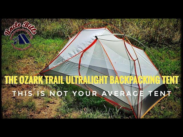 #camping #hiking THE OZARK TRAIL ULTRALIGHT BACKPACKING TENT. A REI QUARTERDOME AT A WALMART PRICE!!