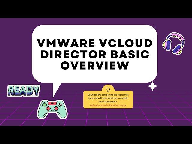 VMware vCloud Director basic overview