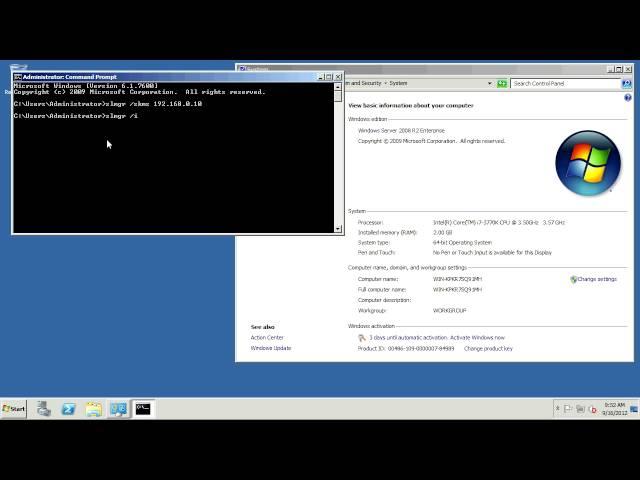 Activating Windows Server 2008 R2 Enterprise with a KMS server