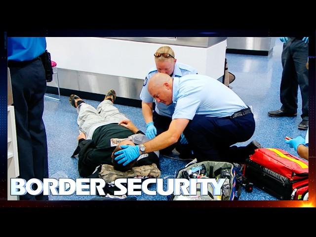 Medical Emergency at Border: Surfer Collapses Mid-Inspection | Border Security Australia