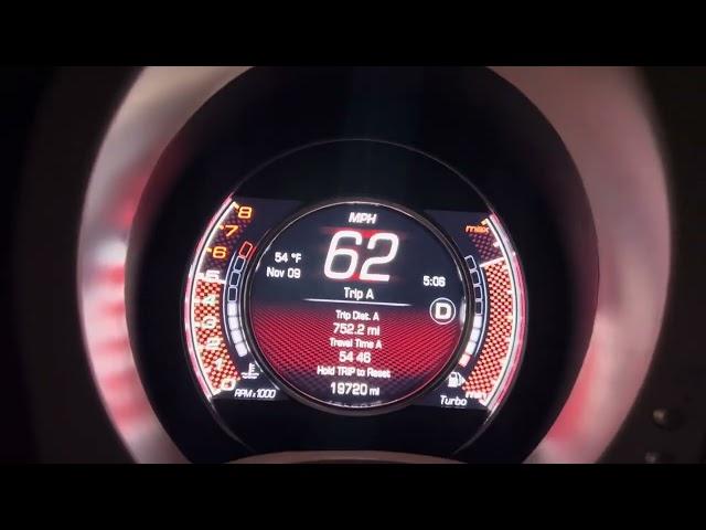 2018 Fiat 500 Acceleration 0-100mph