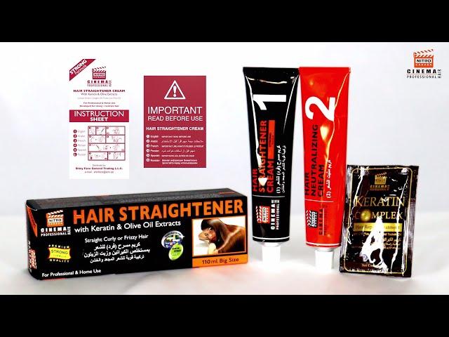 NITRO CANADA HAIR STRAIGHTENER CREAM With Keratin & Olive Extracts